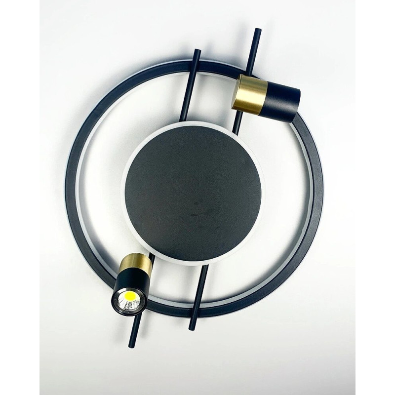 Люстра Line.F MJ53/2+LED LED 4x86W 3000K/4500K/6000K IP20 чорна
