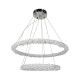 Люстра Line.F MD9105R-600+400 CH LED 2x80W 4000K IP20 хром