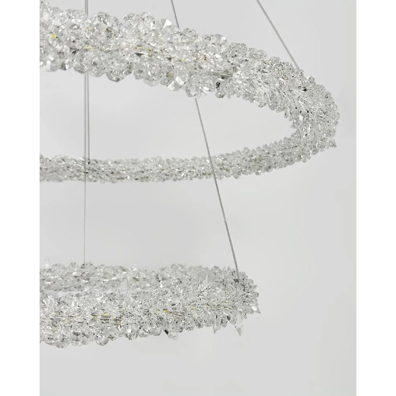 Люстра Line.F MD9105R-600+400 CH LED 2x80W 4000K IP20 хром