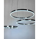 Люстра Line.F MJ73-600+500+400 CH LED 3x54W 3000K/4500K/6000K IP20 хром