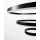 Люстра Line.F MJ93-600+400+200 BK LED 3x65W 3000K/4500K/6000K IP20 чорна