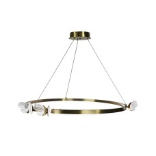 Люстра Line.F C18-800 AB LED 1x40W 3000K/4500K/6000K IP20 латунна