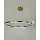 Люстра Line.F C18-800 AB LED 1x40W 3000K/4500K/6000K IP20 латунная