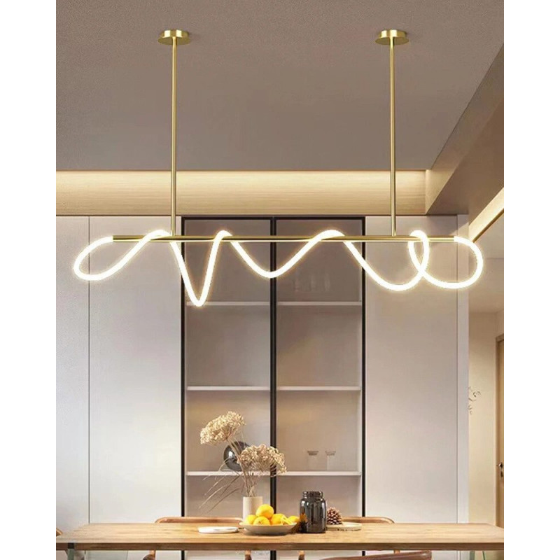 Люстра Line.F JU22-L1500 AB Elision LED 1x82W 4000K IP20 латунная