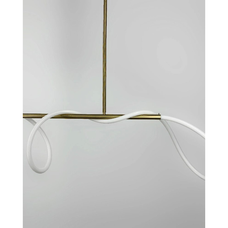 Люстра Line.F JU22-L1500 AB Elision LED 1x82W 4000K IP20 латунная