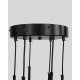 Люстра павук Line.F MBJ1-950*2000-6 BK Leda LED 6x50W 4000K IP20 чорна