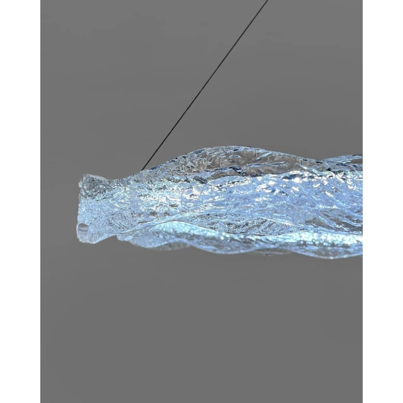 Подвесной светильник, люстра Line.F MJ373-600 BK LED 1x18W 3000K/4500K/6000K IP20 прозрачный
