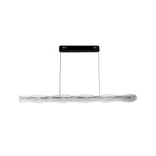 Підвісний світильник, люстра Line.F MJ373-L1200 BK LED 1x12W 3000K/4500K/6000K IP20 прозорий