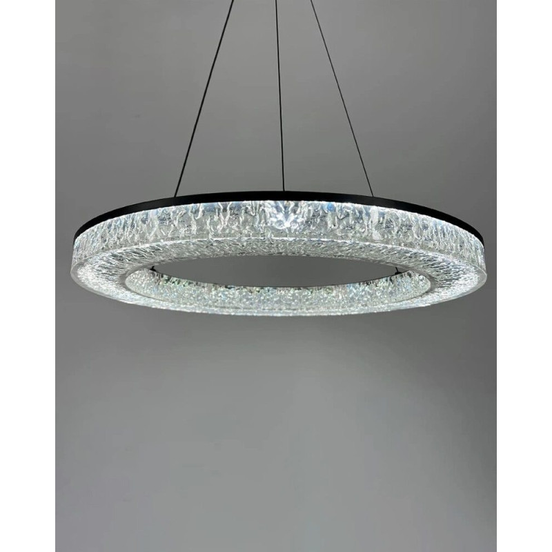 Подвесной светильник, люстра Line.F MJ317-600 BK+CL LED 1x18W 3000K/4500K/6000K IP20 черный