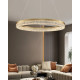 Подвесной светильник, люстра Line.F MJ317-600 AB+CL LED 1x18W 3000K/4500K/6000K IP20 золотой