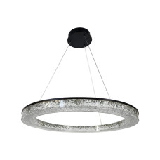 Підвісний світильник, люстра Line.F MJ317-800 BK+CL LED 1x24W 3000K/4500K/6000K IP20 чорний
