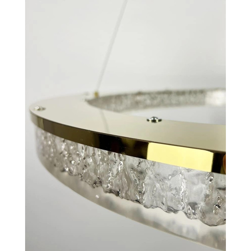 Подвесной светильник, люстра Line.F MJ317-800 AB+CL LED 1x24W 3000K/4500K/6000K IP20 золотой