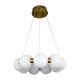 Подвесной светильник, люстра Line.F 77068-400 Mysa Pearl LED 1x54W 3000K/4500K/6000K IP20 латунный