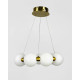 Подвесной светильник, люстра Line.F 77068-400 Mysa Pearl LED 1x54W 3000K/4500K/6000K IP20 латунный