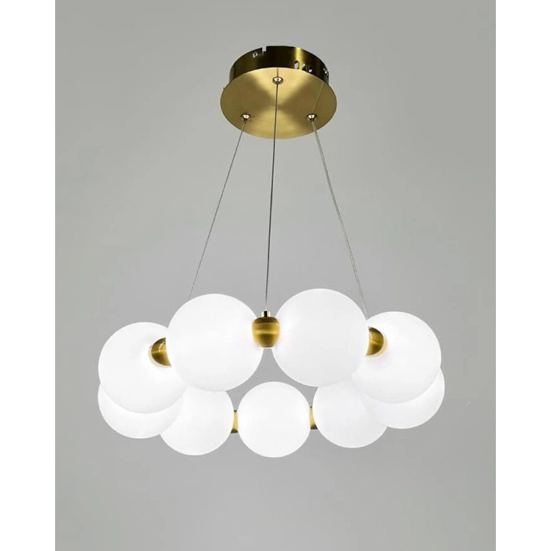 Подвесной светильник, люстра Line.F 77068-400 Mysa Pearl LED 1x54W 3000K/4500K/6000K IP20 латунный
