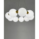 Подвесной светильник, люстра Line.F 77068-400 Mysa Pearl LED 1x54W 3000K/4500K/6000K IP20 латунный