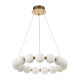 Люстра Line.F 77068-600 Mysa Pearl LED 1x70W 3000K/4500K/6000K IP20 латунна