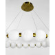 Люстра Line.F 77068-800 Mysa Pearl LED 1x92W 3000K/4500K/6000K IP20 латунна