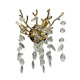 Бра, настінний світильник Line.F W33007/2 S GD Diamina G9 IP20 золотий