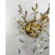 Бра, настінний світильник Line.F W33007/2 S GD Diamina G9 IP20 золотий
