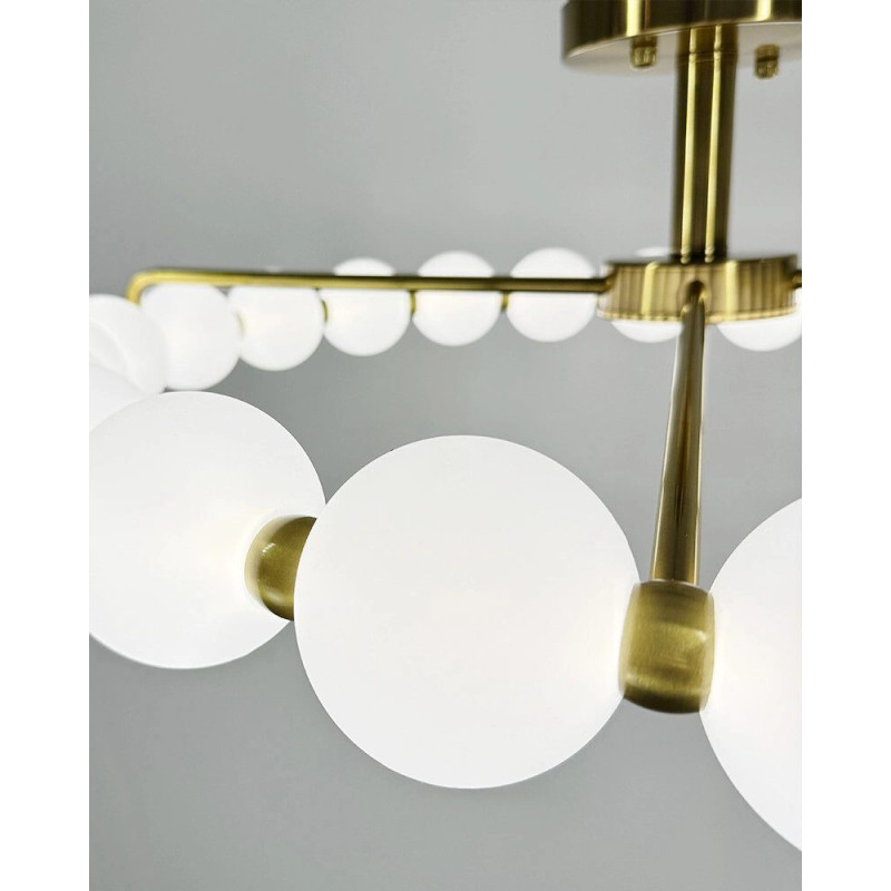 Люстра Line.F 993-670 AB (D80-24) LED 1x47W 4000K IP20 латунная