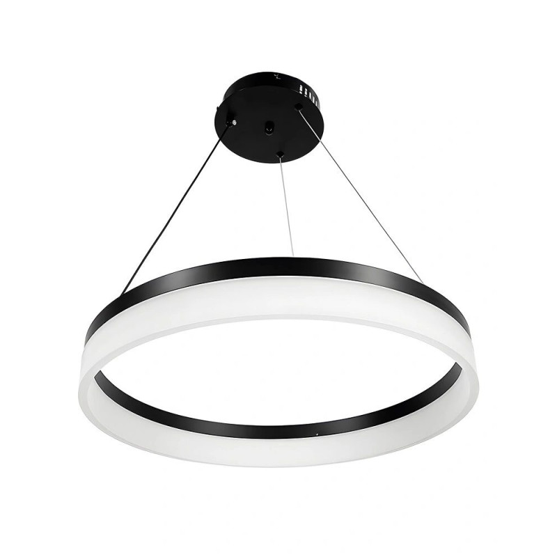 Підвісний світильник, люстра Line.F YO18-800 BK LED 1x60W 3000K/4500K/6000K IP20 чорний