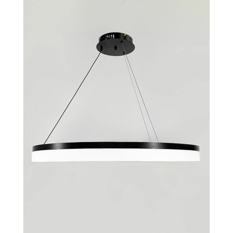 Підвісний світильник, люстра Line.F YO18-800 BK LED 1x60W 3000K/4500K/6000K IP20 чорний