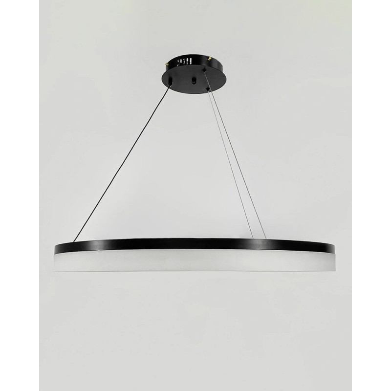 Підвісний світильник, люстра Line.F YO18-800 BK LED 1x60W 3000K/4500K/6000K IP20 чорний
