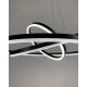 Подвесной светильник, люстра Line.F G68-800+600+400 BK LED 3x152W 3000K/4500K/6000K IP20 черный