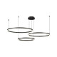 Подвесной светильник, люстра Line.F G70-800+600+400 BK LED 3x122W 3000K/4500K/6000K IP20 черный