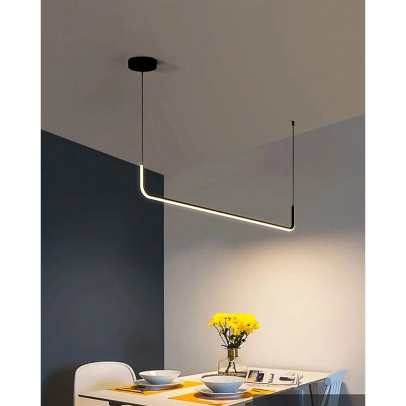 Подвесной светильник, люстра Line.F H28L-1-950 BK LED 1x14W 3000K/4500K/6000K IP20 черный