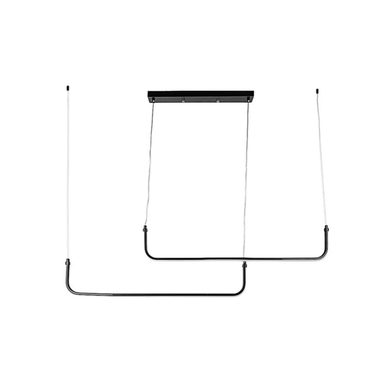 Подвесной светильник, люстра Line.F H28L-2-900 BK LED 2x20W 3000K/4500K/6000K IP20 черный