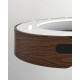 Підвісний світильник, люстра Line.F 1907P-480 BK+Wood LED 1x60W 3000K/4500K/6000K IP20 коричневий