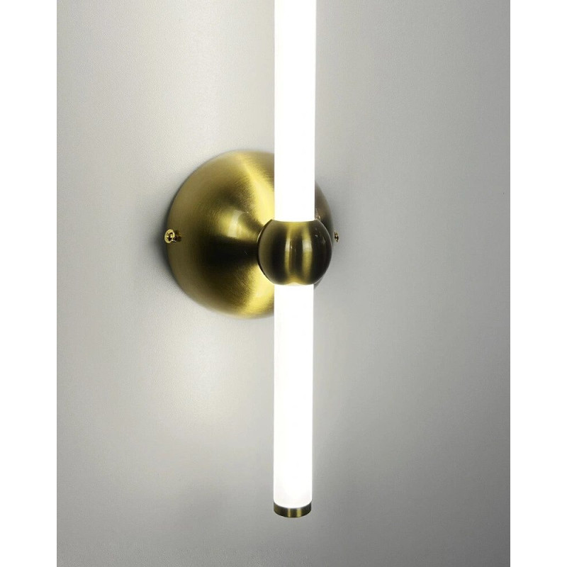 Бра, настенный светильник Line.F WJ023/600-2 AB LED 1x10W 4000K IP20 латунный