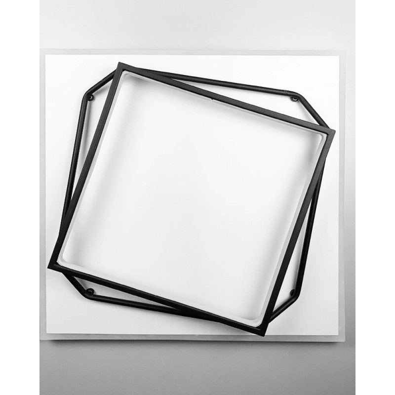 Люстра Line.F S20-500*500 BK+WT Square LED 1x73W 3000K/4500K/6000K IP20 черная