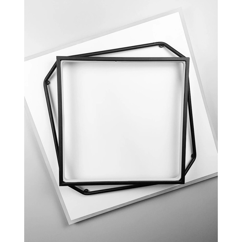 Люстра Line.F S20-500*500 BK+WT Square LED 1x73W 3000K/4500K/6000K IP20 черная