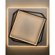 Люстра Line.F S20-500*500 BK+WT Square LED 1x73W 3000K/4500K/6000K IP20 черная