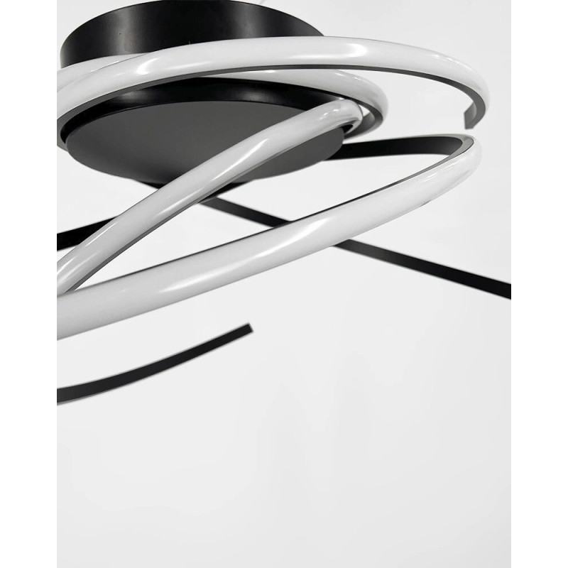 Люстра Line.F H016-560 LED 1x52W 3000K/4500K/6000K IP20 чорна
