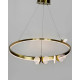 Люстра Line.F C18-600 AB LED 1x30W 3000K/4500K/6000K IP20 латунная