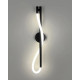 Бра, настенный светильник Line.F W203/600 BK Standard LED 1x12W 4000K IP20 черный
