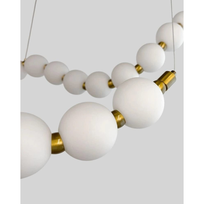 Люстра Line.F SG06/34 AB Perla LED 1x45W 3000K/4500K/6000K IP20 латунная