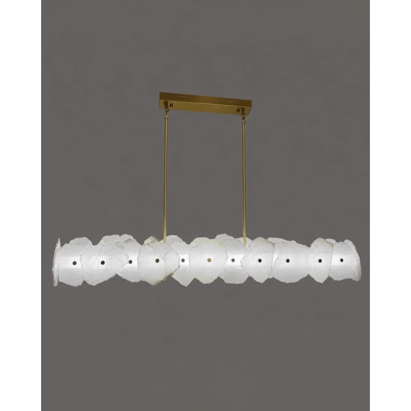 Люстра Line.F A52G-L1200 AB LED 1x48W 3000K/4500K/6000K IP20 латунна