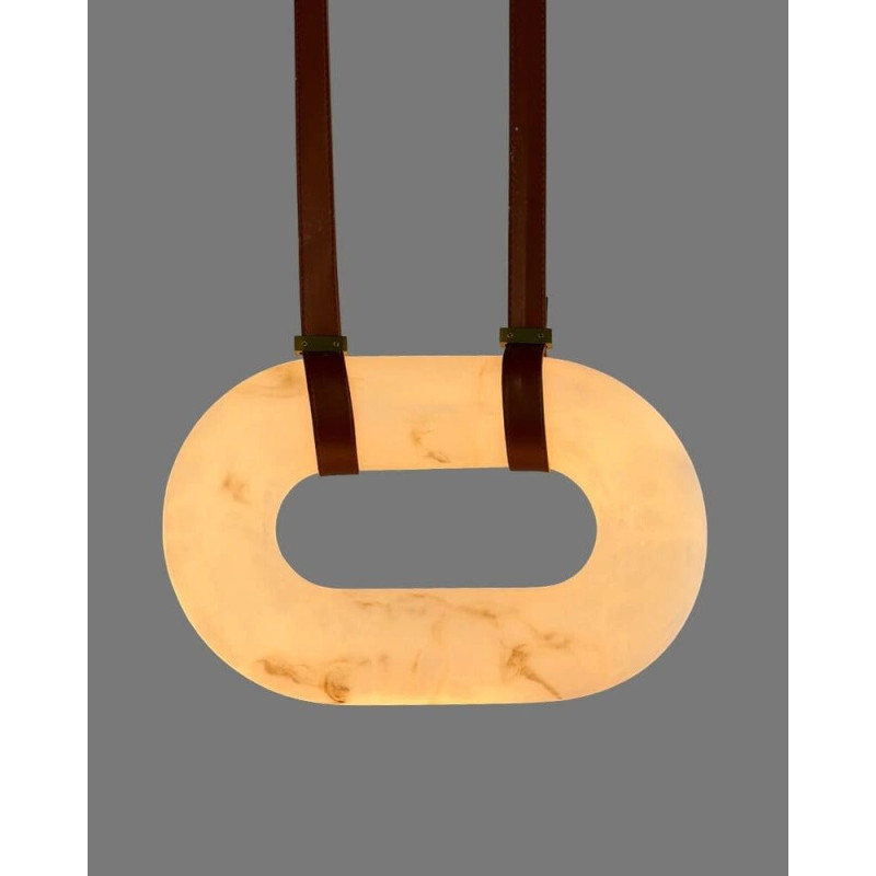 Подвесной светильник, люстра Line.F MJ384-L400 LED 1x24W 3000K/4500K/6000K IP20 коричневый