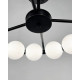 Люстра Line.F 993-510 BK (D100-12) LED 1x25W 4000K IP20 чорна