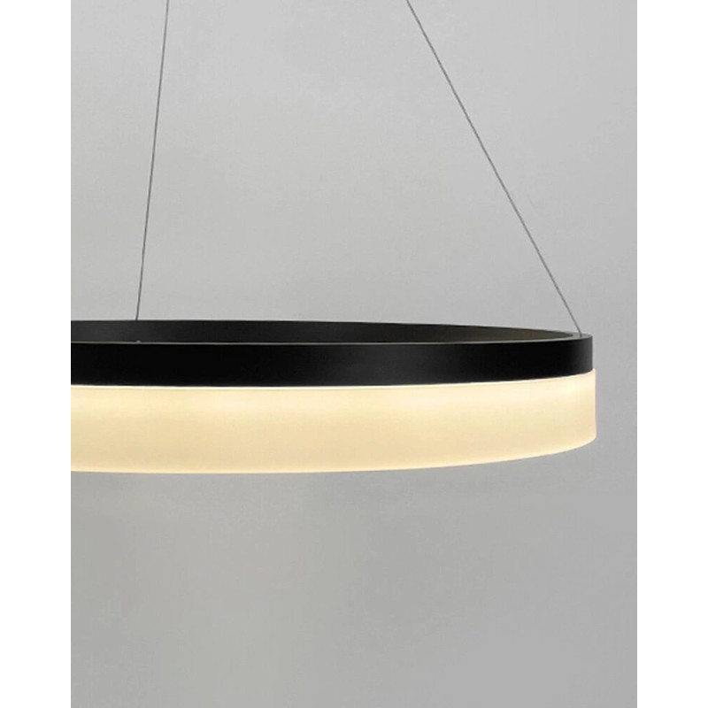 Подвесной светильник, люстра Line.F YO18-500 BK LED 1x42W 3000K/4500K/6000K IP20 черный