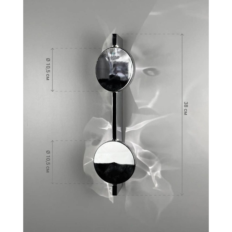 Бра, настенный светильник Line.F W789/2 CH LED 2x1.7W 4000K IP20 хром