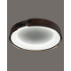 Светильник потолочный Line.F 1907C-580 BK+Wood LED 1x74W 3000K/4500K/6000K IP20 коричневый