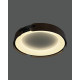 Светильник потолочный Line.F 1907C-580 BK+Wood LED 1x74W 3000K/4500K/6000K IP20 коричневый