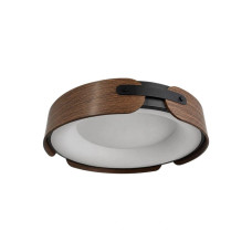 Світильник стельовий Line.F 1907C-480 BK+Wood LED 1x74W 3000K/4500K/6000K IP20 коричневий