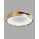 Потолочный светильник Line.F 1907C-580 WT+Wood LED 1x74W 3000K/4500K/6000K IP20 бежевый